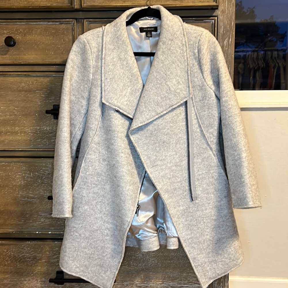 Halogen heather grey jacket